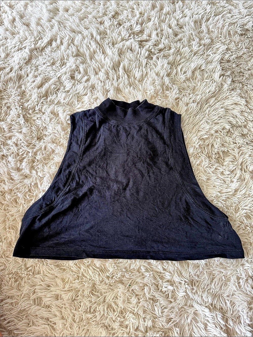 lululemon All Yours Mock Neck Crop Tank Black